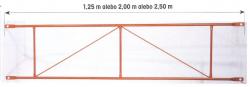 Dvojit zbradlie 1,25 m, natr.